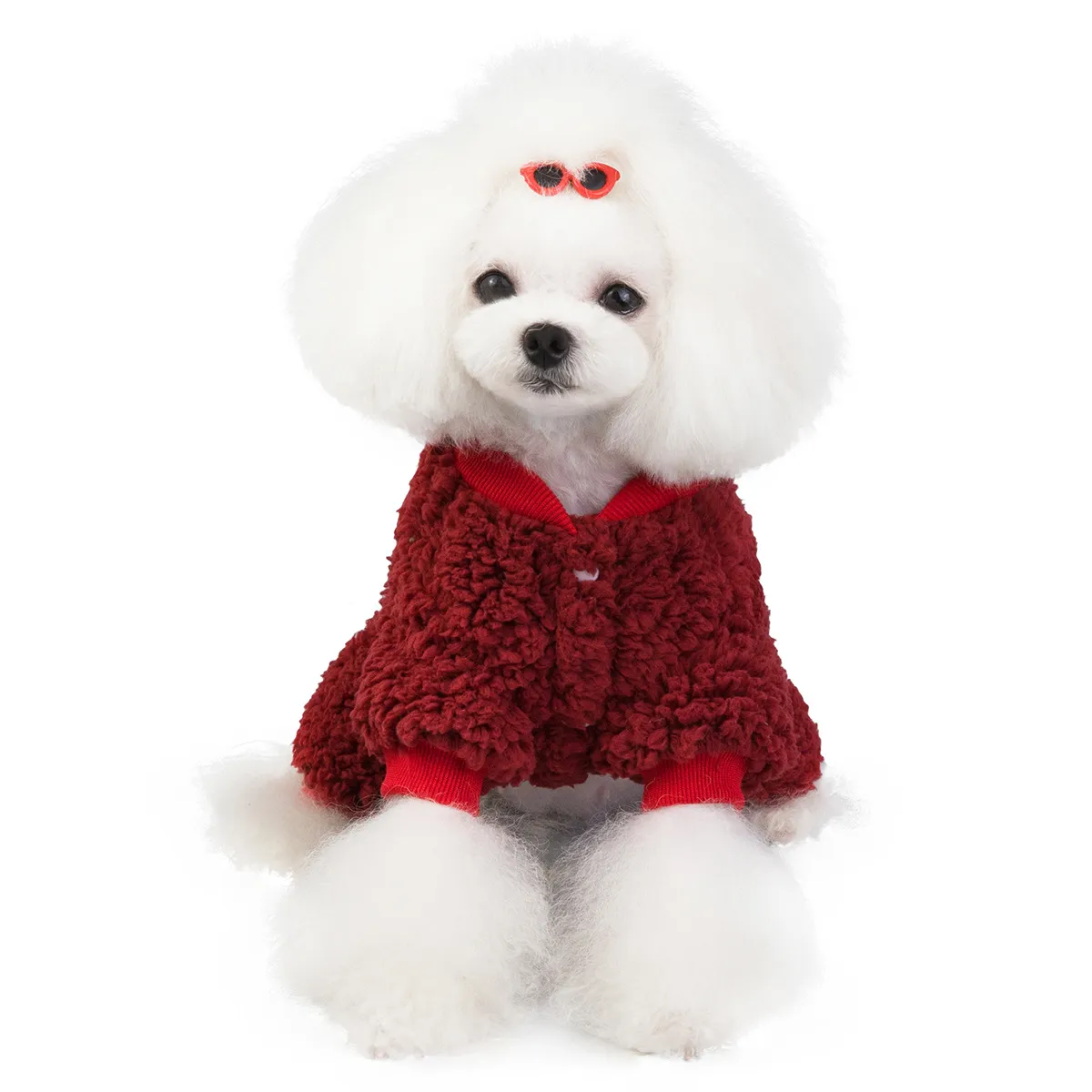 Pet Clothing Autumn/Winter New Teddy Dog Cat Bag Style 19 Thick Four Leg Velvet Clothes_voghion.com