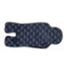 Universal Baby Stroller Heating Pad - Soft Cotton USB Warmer For 1-6 Years Kids (68x32cm), Blue/Gray_voghion.com