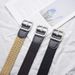 Canvas Belt Woven Elastic Pin Buckle Punch Free Belt Ladies All Match Jeans Student Simple Cloth Belt_voghion.com