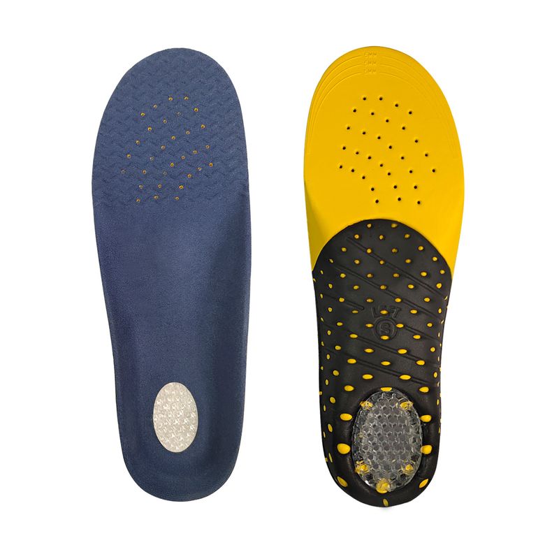 Semelles de sport avec soutien de la voûte plantaire, semelles absorbant les chocs, semelles de correction de massage respirantes en EVA hautement élastiques, correction du pied plat_voghion.com