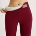 Women's High-Waisted Fleece-Lined Leggings – Thermal Winter Tights With Ultra-Stretch, Soft Brushed Interior For Yoga, Running & Casual Wear_voghion.com