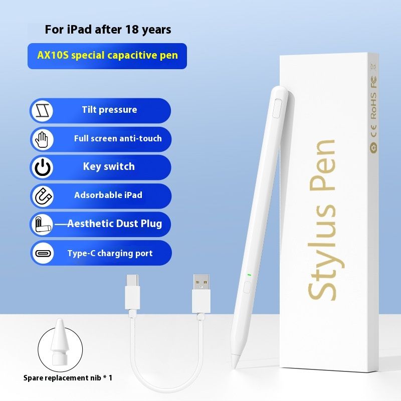 IPad Pencil Capacitive Handwriting Suitable for iPad Tablets Anti accidental Touch Magnetic   Pen_voghion.com