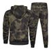 2025 Herren-Freizeitsport in Übergröße für Herbst und Winter, neues zweiteiliges Set aus Fleece mit Kapuze und Kordelzug in Camouflage 20f7_voghion.com