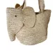 Borsa a mano all'uncinetto Lafite a forma di elefante, borsa a tracolla da donna per le vacanze in spiaggia, borsa estiva intrecciata in erba_voghion.com