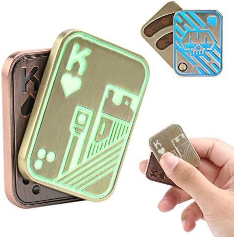 Decompression toy Metal fidget spinner Push three-layer sound wave magnetic decompression toy_voghion.com