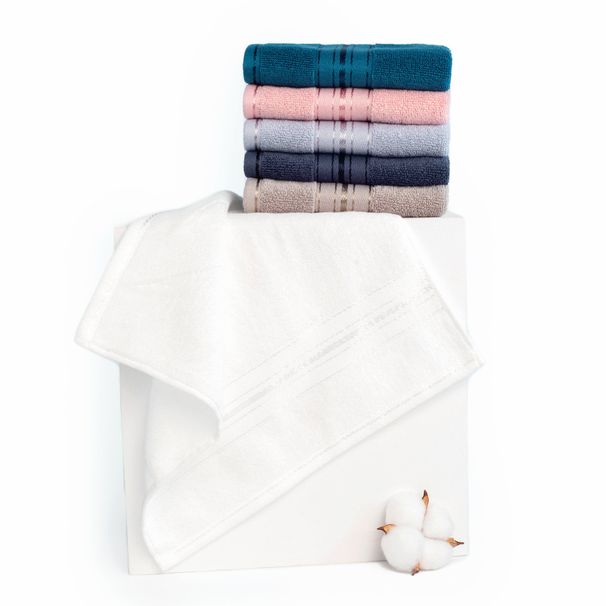 Conjunto de toalhas de algodão puro e sedoso para uso doméstico, toalha quadrada para lavar o rosto, toalha de banho, toalha de algodão absorvente para uso doméstico, três peças_voghion.com