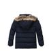 Boys' Winter Hooded Padded Jacket – Warm Fleece-Lined Coat For 3-7 Year Olds (Royal Blue/Red/Black) – Windproof Korean-Style Parka_voghion.com