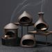 Peruvian Palo Santo Holder Sage Burning Tray Stand Ceramic Incense Burner Craft_voghion.com