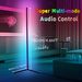 2-pack moderne LED-hoekvloerlamp, 56 inch, RGB-kleurverandering, afstandsbediening, muzieksynchronisatie via app voor slaapkamer en gameroom_voghion.com