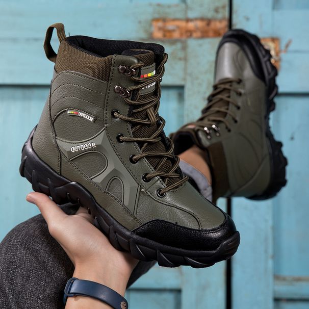 750g Large Size Military American Combat Tactical Boots Men's Hiking Shoes EVA Lightweight Outsole_voghion.com