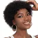 Natural Looking Afro Kinky Curly Pixie Cut Bangs Wig_voghion.com