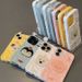 Ins Style Cute Fun Animal Stickers Compatible With 16/15/14 Phone 13/12 Soft Cases 11 Meteorite Pattern_voghion.com