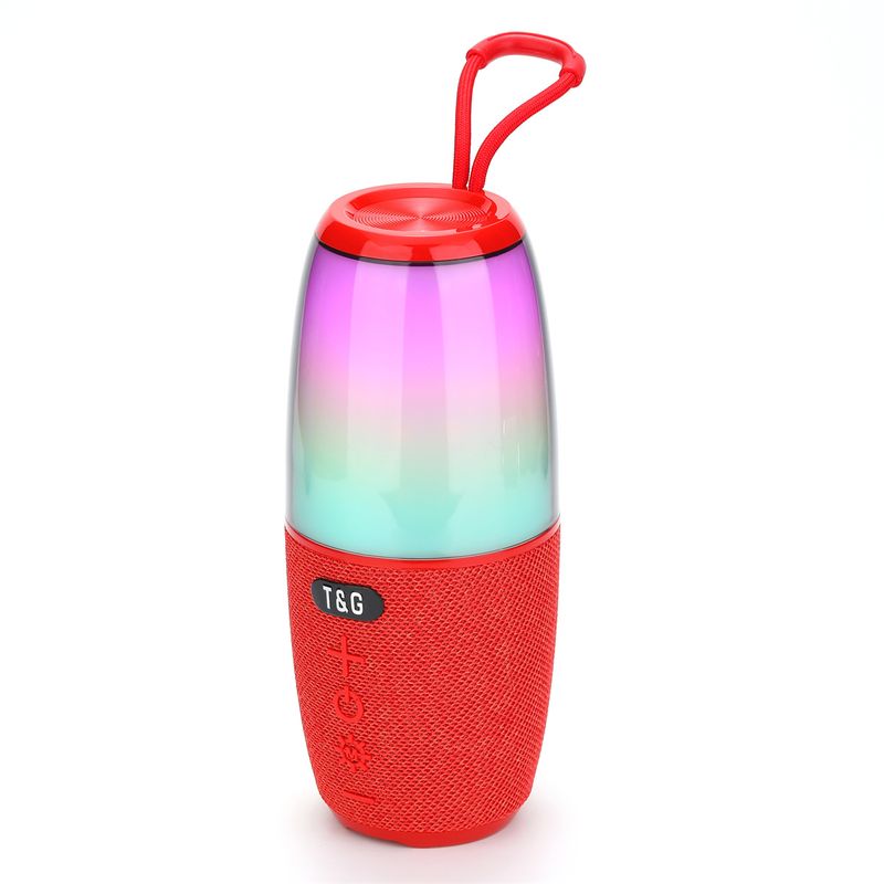 Uus Bluetooth-kõlar TG644 Pulse Cool täisekraaniga LED-atmosfäärivalgustusega USB-laua subwooferi helisüsteem_voghion.com
