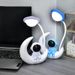 Creative Cartoon Astronaut Night Light LED Study Eye Protection Rechargeable Desk Dormitory Bedroom Bedside Lamp_voghion.com
