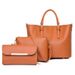 Damenhandtasche Umhängetasche Mode Damentasche Einkaufstasche In Tasche Schultertasche Handgedämpfter Dutt Muttertasche Drei Sets_voghion.com