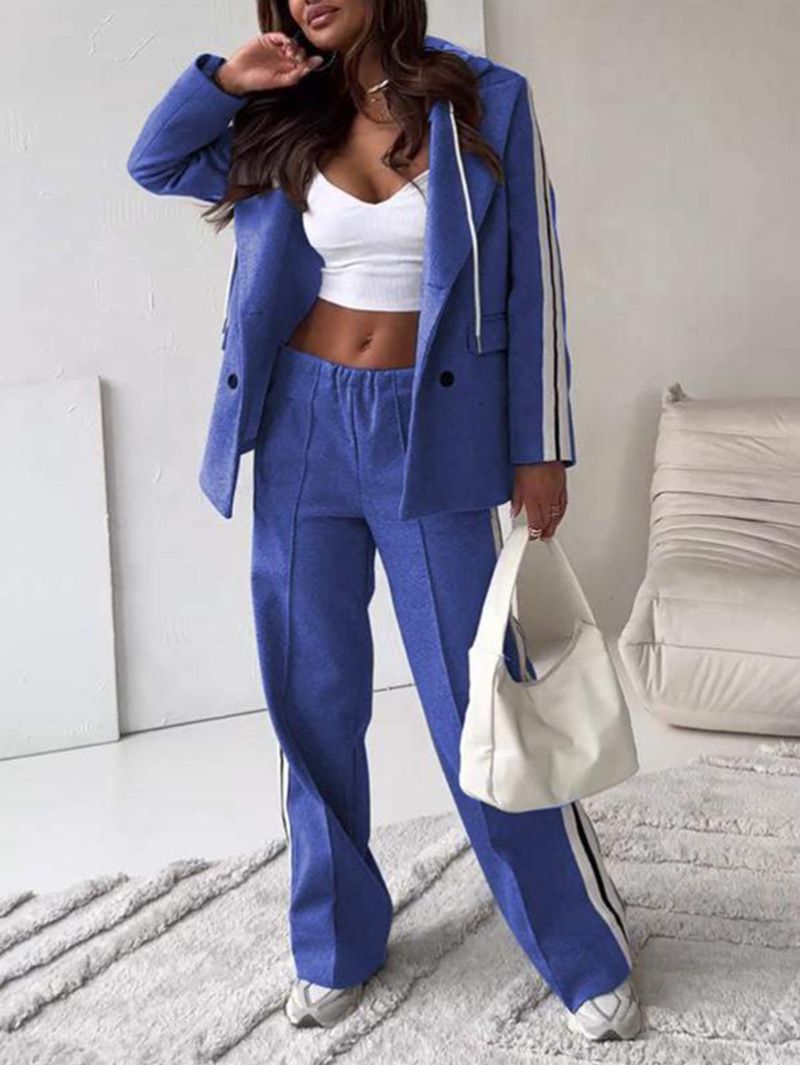 Ensemble deux pièces décontracté à capuche et pantalon large, nouvelle collection automne-hiver 2025_voghion.com