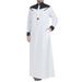 Herrenbekleidung, muslimische Herren-Türrohrfarbe, Patchwork, lange Robe, Herrenrobe_voghion.com