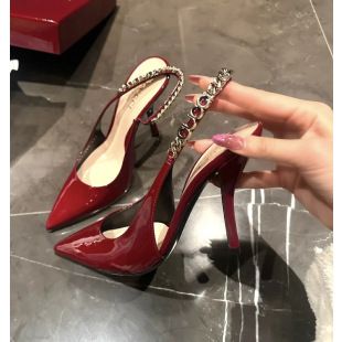 2025 Spring New Red Patent Leather Pointed Stiletto High Heels Women_voghion.com