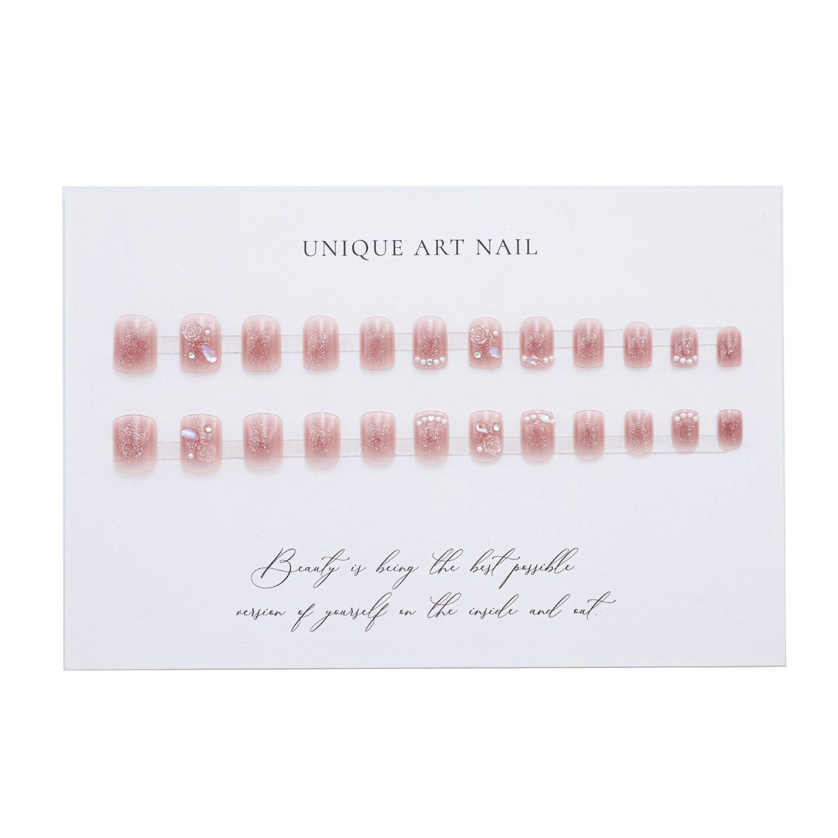 Primavera delicata camelia manicure pasta fard in polvere perla dolce studente indossabile fetta per unghie rimovibile pasta per prodotto finito_voghion.com