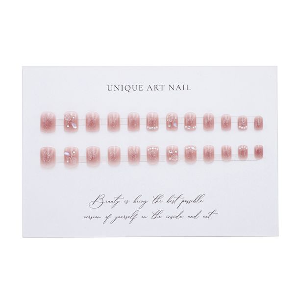 Primavera delicata camelia manicure pasta fard in polvere perla dolce studente indossabile fetta per unghie rimovibile pasta per prodotto finito_voghion.com