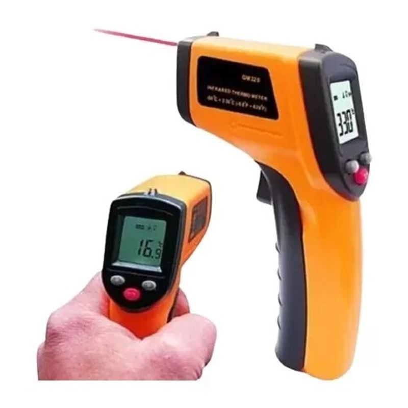 Infrared Thermometer - Industrial Yellow_voghion.com