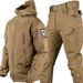 Men's Tactical Jacket – Waterproof Windbreaker With Hood, Winter Military Workwear, Outdoor Hiking Coat (S-4XL)_voghion.com