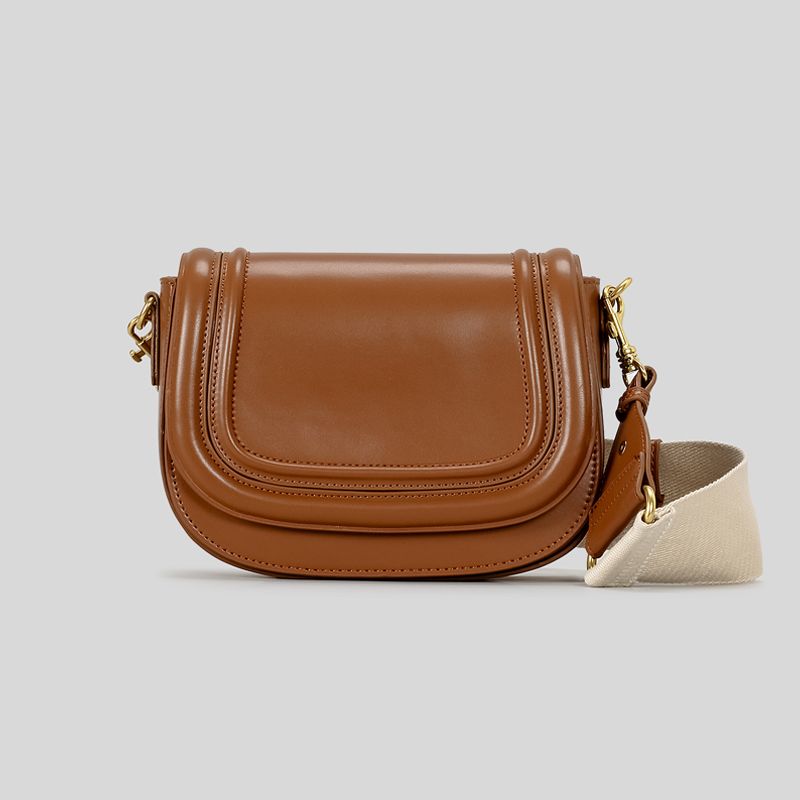 Borsa a tracolla da donna con tracolla larga, in pelle PU, alla moda, piccola, porta cellulare_voghion.com