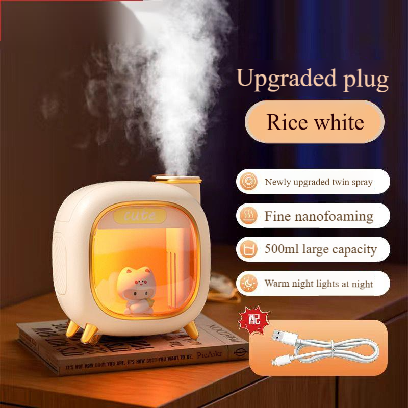 Umidificator USB pentru uz casnic, silențios, gravidă, bebeluș, dormitor, purificare a aerului, ceață mică, grea, umiditate constantă,_voghion.com
