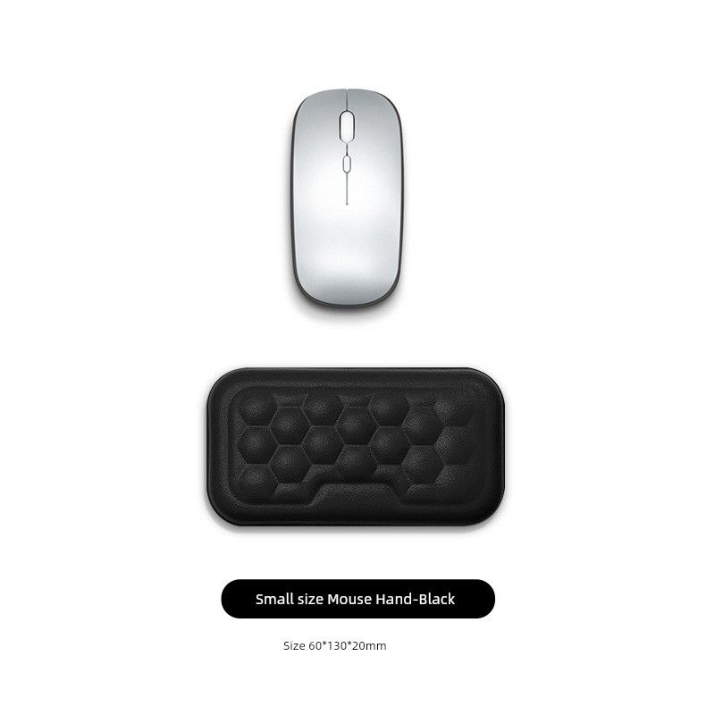 Ongeëvenaarde kwaliteit Minimalistische Slow Rebound Memory Foam Polsbeschermer Beschermende Toetsenbordondersteuning Muis Polssteun Siliconen Praktische Pad_voghion.com