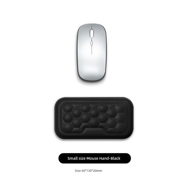 Ongeëvenaarde kwaliteit Minimalistische Slow Rebound Memory Foam Polsbeschermer Beschermende Toetsenbordondersteuning Muis Polssteun Siliconen Praktische Pad_voghion.com