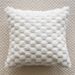 Cream Plush Throw Pillow Covers - Nordic Decorative Sofa Pillows For Living Room & Bedroom_voghion.com