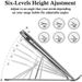 Adjustable Laptop Stand, Suitable For 10-15.6 Inch Laptops And Tablets, Foldable Ergonomic Desktop Stand With_voghion.com