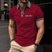 Men's Clothing Summer Fashion 3D Digital Printing Lapel Loose Casual Short Sleeved Button Polo Shirt_voghion.com