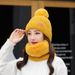 LazyZoom 2020 Nuovo set di sciarpa in pile e maglia autunnale da donna per studenti, cappello di lana con protezione per le orecchie, per ciclismo_voghion.com