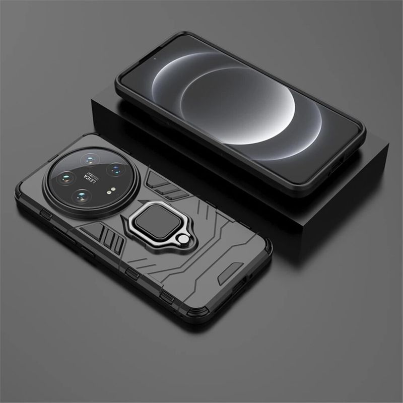 Ultra Shockproof Matte Ring Holder Case For Xiaomi 13T 13 12T 12 11T 11 10 14 Pro Lite Phone Accessories Cover_voghion.com