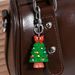 Portachiavi a forma di albero di Natale, Babbo Natale, accessori per borse creative, ciondolo per cellulare, piccoli regali_voghion.com