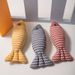 Self-Entertainment Catnip Chew Resistant Realistic Fish Teaser Wand Pet Supplies Cat Toy_voghion.com