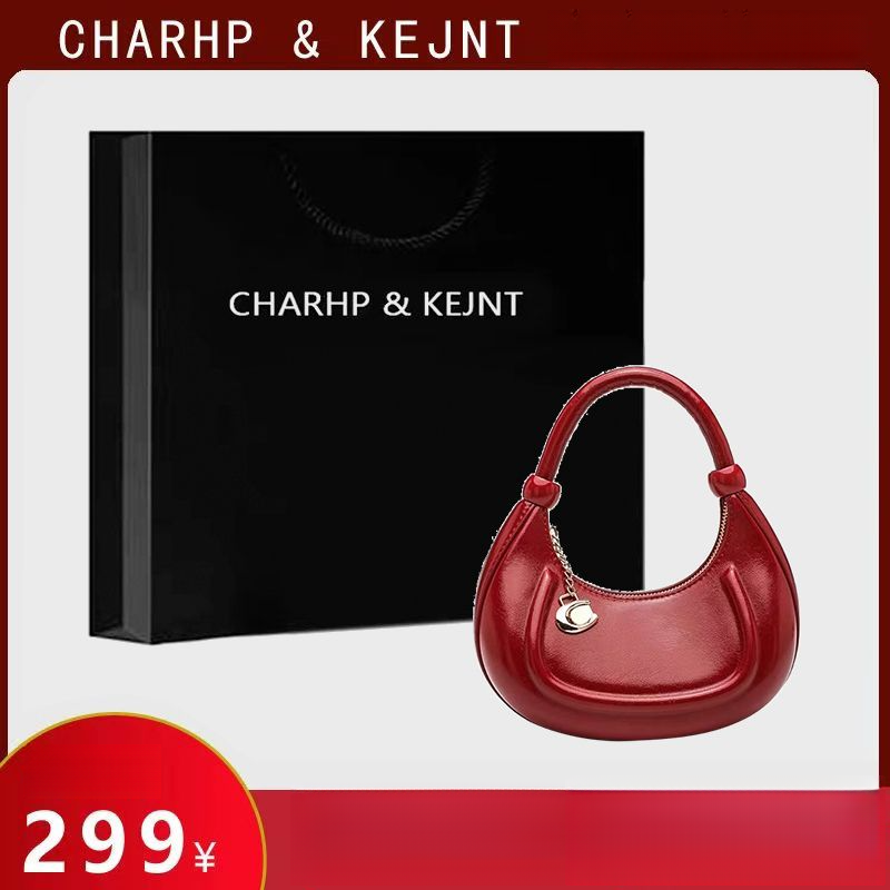 CHARHP&KEJNT Hailey Diary Crescent Dames Kleine Handtas Enkele Schouder Crossbody Tas_voghion.com