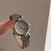 IEKE Gray Series Belt Women's Small Square Niche Fashion Quartz Watch_voghion.com