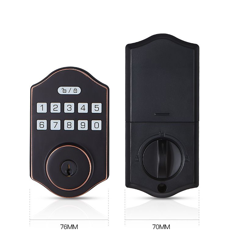 Chave de senha inteligente, fechadura ociosa, porta de madeira interna, grafite europeu e americano, aplicativo Bluetooth, todas as fechaduras de porta_voghion.com