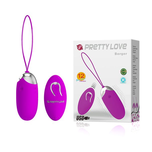 Vibratore a proiettile con telecomando senza fili per donne, giocattolo sessuale per adulti in silicone ricaricabile tramite USB a 12 frequenze_voghion.com
