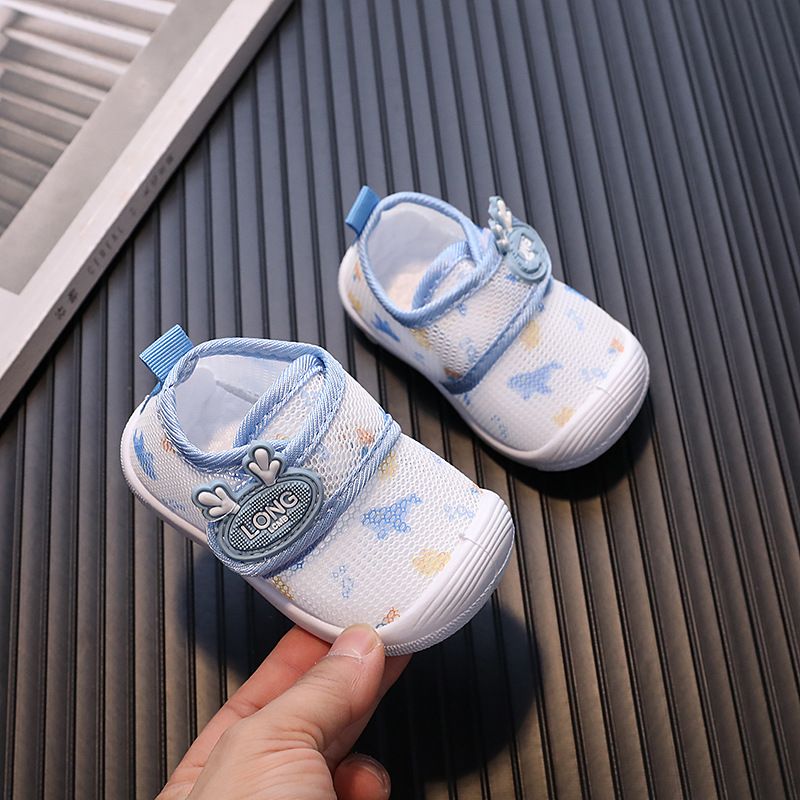 Kids Shoes 2024 Summer Baby Shoes 0-1-2 Years Old Toddler Shoes Boys and Girls Anti-slip Hollow Breathable Mesh Shoes Baby Shoes_voghion.com
