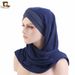 Sciarpa araba con doppia croce musulmana, cappello e turbante JDT-476-1_voghion.com