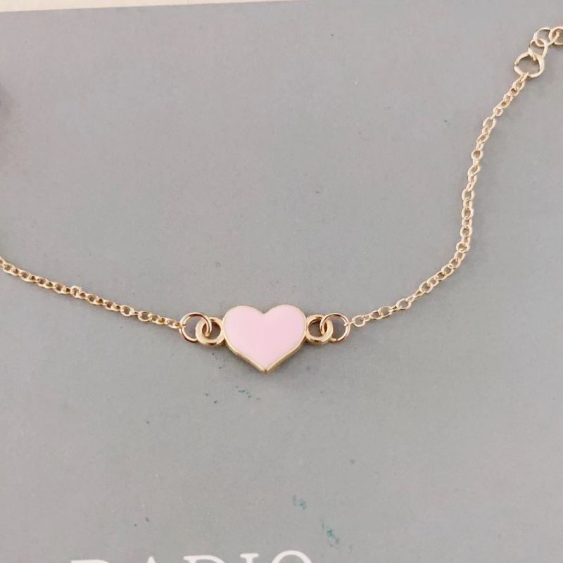Moderiktig Kärlekshalsbandsset Legering Oljedroppe Flerfärgat Damhalsband_voghion.com