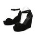 Wildleder Plattform Plattform High Heels Damen neue Fischmaul Tasche mit einer Linie Gürtel Mode Sandalen_voghion.com