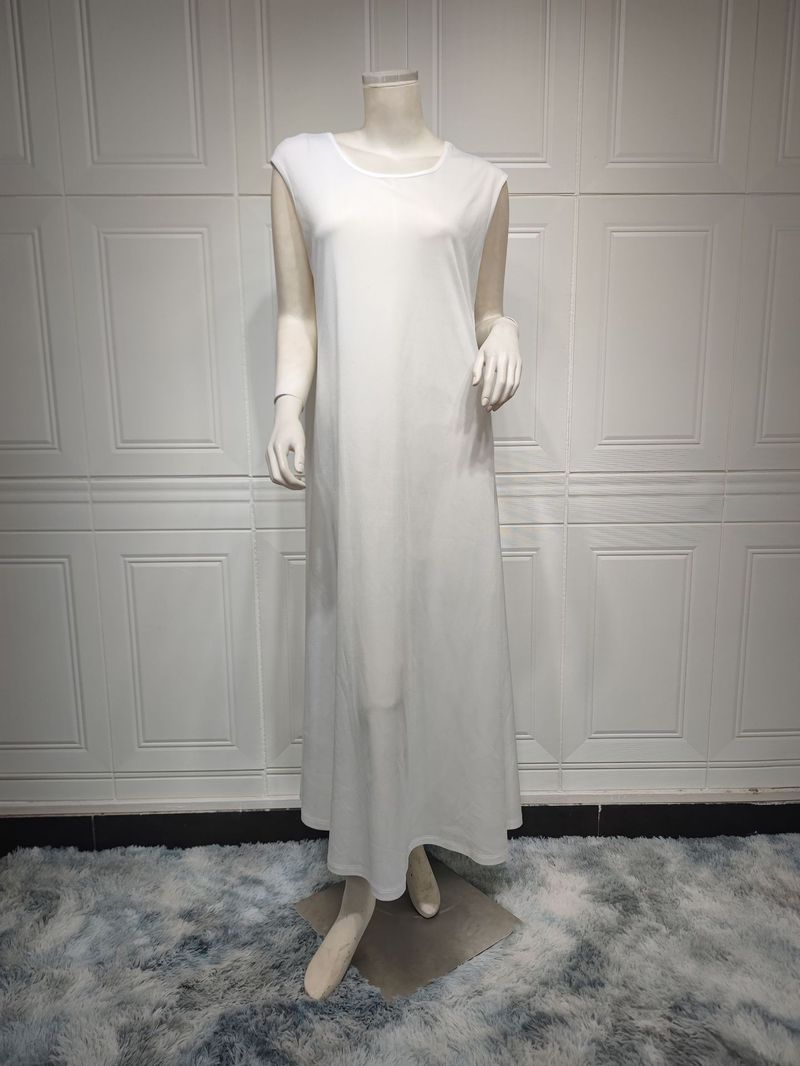 Women's Clothing Middle East Modest Muslim Fashion Bright Silk Satin Bat Sleeve Robe_voghion.com