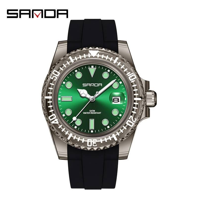 Sanda Quartz Watch Men Women's Night Light Date Display Fashion Sports Waterproof Leisure Couple's Watch_voghion.com