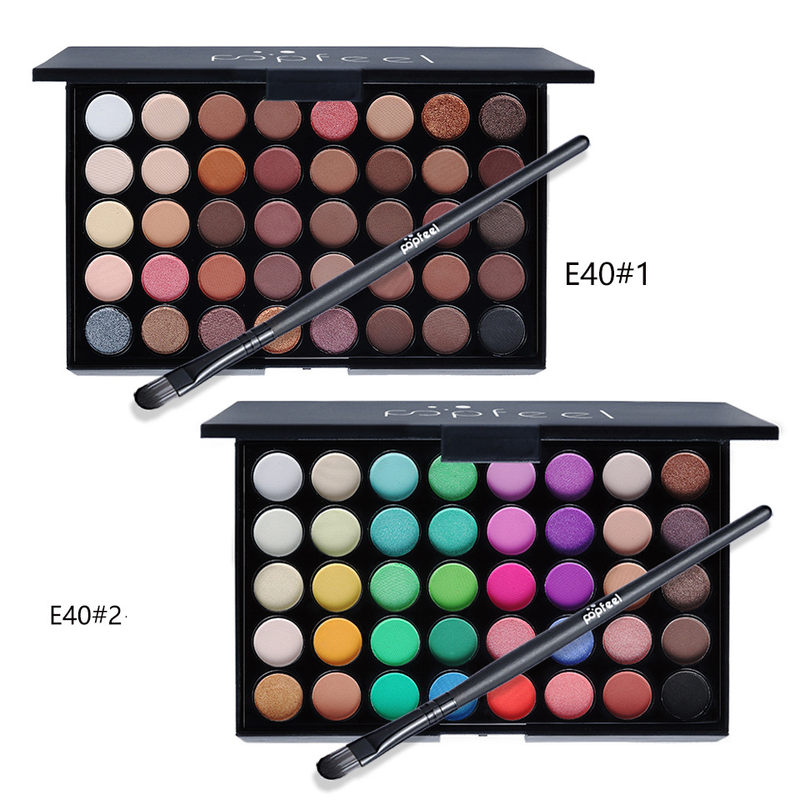 Makeup Sets 40 Color Eye Shadow With Eye Shadow Brushes Fashionable And Popular Photo Studios Switch To Eye Shadow Palettes New_voghion.com