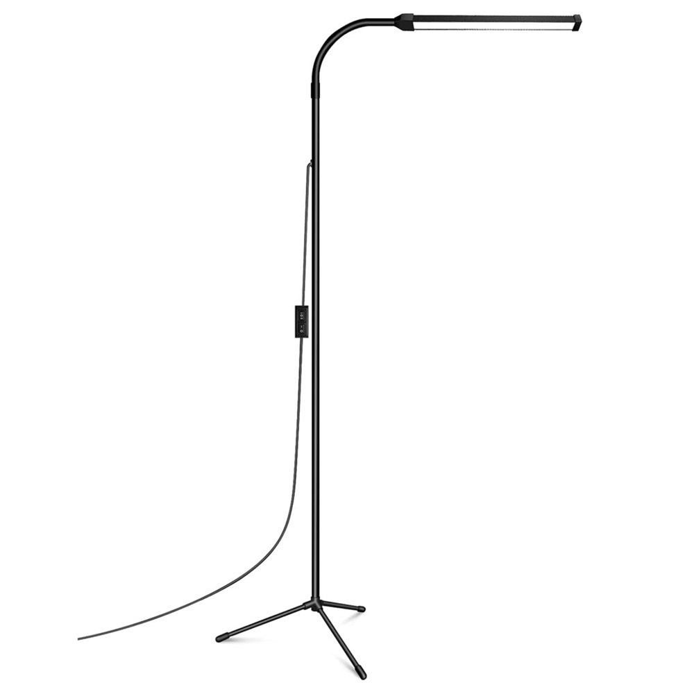 LED-Stehleuchte - Einstellbare Farbtemperatur und Helligkeit Moderne Stehlampen, Steharbeitsleuchten für Wimpernverlängerung, Lesen, Büro, Schlafzimmer_voghion.com