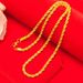 Vietnam Sand Couple Necklace 2/3/4/5mm Fried Dough Twists Gold Plated Twisted Rope Chain Men's And Women's Necklaces_voghion.com